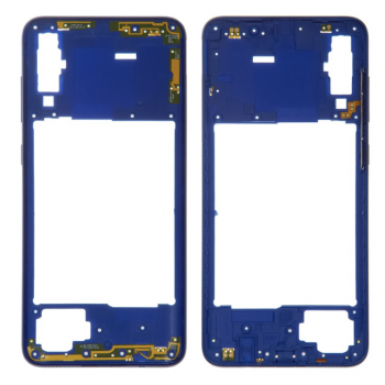Средняя часть корпуса Samsung A705F Galaxy A70, синяя 