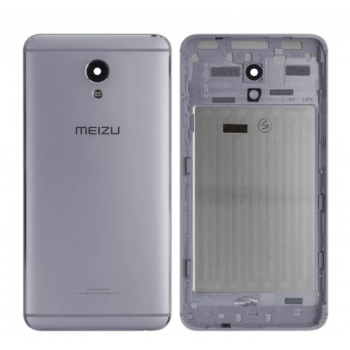 Задняя крышка для Meizu M5 Note (M621), серая, оригинал 