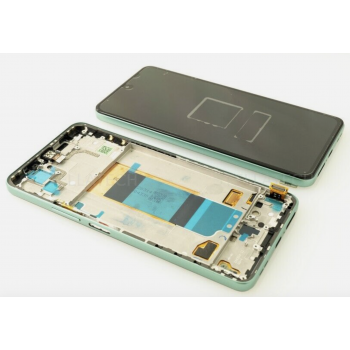Дисплей Xiaomi Poco F4, чорний, TFT, з передньою панеллю зеленого кольору, Nebula Green