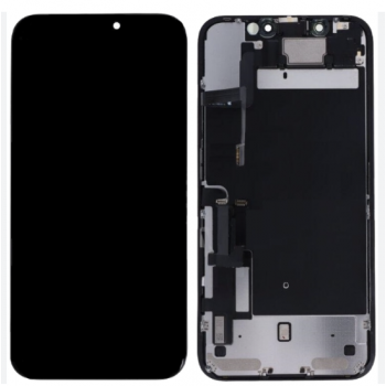 Дисплей (екран) для iPhone 11, чорний, оригінал PRC з верхнім шлейфом