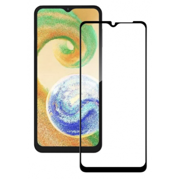 Захисне скло Samsung A047 Galaxy A04s /A136U з чорною рамкою, Full Glue