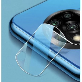 Защитное стекло камеры для Xiaomi Poco X3, прозрачное