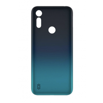 Задняя крышка для Motorola XT2053 Moto E6s, синяя, Peacock Blue, оригинал (Китай) 