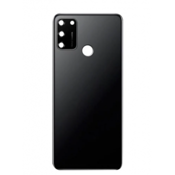 Задняя крышка Honor 9A/Honor Play 9A, черная, оригинал (Китай) + стекло камеры 