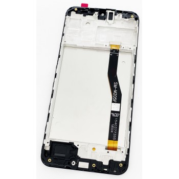 Дисплей (экран) для Samsung M205F Galaxy M20 + тачскрин, черный, копия хорошего качества (In-Cell) с передней панелью