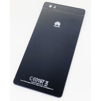 Задняя крышка для Huawei P8 Lite (ALE-L21), черная, оригинал 