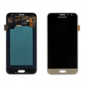 Дисплей (экран) для Samsung J320H/DS Galaxy J3 (2016) + тачскрин, золотистый, OLED, копия хорошего качества