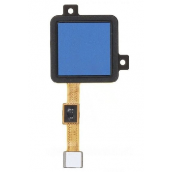 Шлейф для ZTE Blade A51, с сканером отпечатка пальца (Touch ID) синего цвета