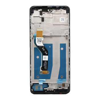 Дисплей (екран) для Motorola XT2133-2 Moto G60s чорний, оригінал PRC, з рамкою