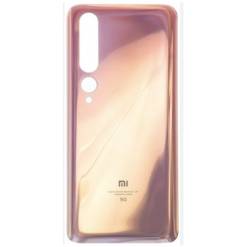 Задняя крышка для Xiaomi Mi 10 , золотистая, Peach Gold 