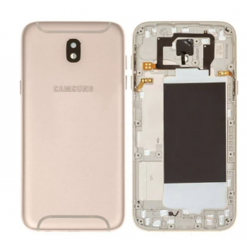 Задняя крышка для Samsung J730F Galaxy J7 (2017), золотистая, оригинал