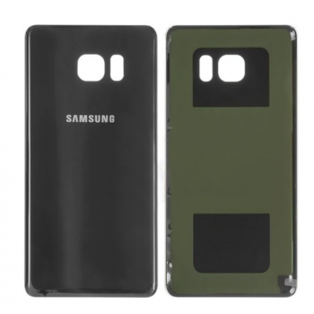Задняя крышка для Samsung N930F Galaxy Note 7, черная, Black Onyx, оригинал