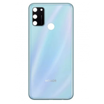Задняя крышка для Honor 9A, синяя, оригинал (Китай) + стекло камеры