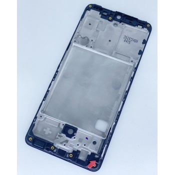 Рамка крепления дисплея для Samsung A415 Galaxy A41, черная