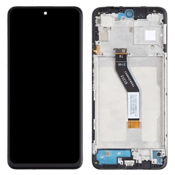 Дисплей (экран) для Xiaomi Poco M4 Pro 5G/Note 11 5G China/Note 11T 5G/Note 11S 5G + тачскрин, черный , с передней панелью 