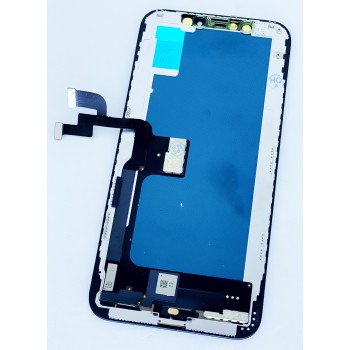 Дисплей (экран) для iPhone XS + тачскрин, черный, копия