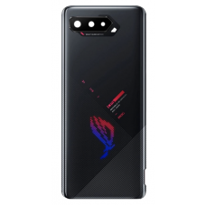 Задняя крышка для Asus ROG Phone 5 ZS673KS, черная, Phantom Black Tencent, оригинал (Китай) + стекло камеры 