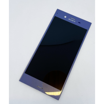 Дисплей (экран) для Sony G8341 Xperia XZ1/G8342 + тачскрин, синий, Moonlit Blue, оригинал 