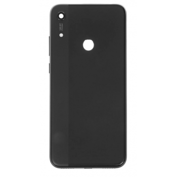 Задняя крышка для Honor 8A 2020, черная + стекло камеры 