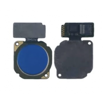 Шлейф для Huawei Honor 10 Lite (HRY-LX1)/P Smart 2019 (POT-L21/POT-LX1), с сканером отпечатка пальца, синего