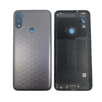 Задняя крышка для Motorola XT2155 Moto E20, серая, оригинал (Китай) + стекло камеры 