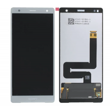 Дисплей (экран) для Sony H8216 Xperia XZ2/H8266 + тачскрин, серебристый, оригинал 