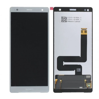 Дисплей (экран) для Sony H8216 Xperia XZ2/H8266 + тачскрин, серебристый, оригинал 