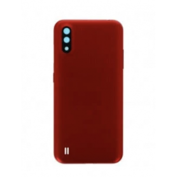 Задняя крышка для Samsung A015F Galaxy A01, красная, оригинал