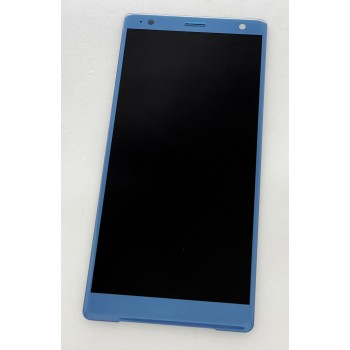 Дисплей (экран) для Sony H8216 Xperia XZ2/H8266 + тачскрин, зеленый, Dark Green, оригинал 