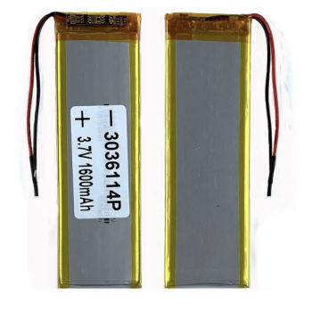 Аккумулятор универсальный 3036114P 97 х 30 х 3 мм, 1600 mAh 3.7 V,