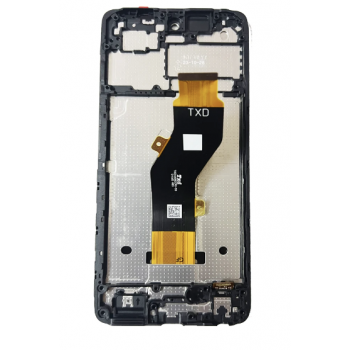 Дисплей (екран) для Tecno Spark 20C BG7n, чорний, оригінал PRC, з передньою панеллю