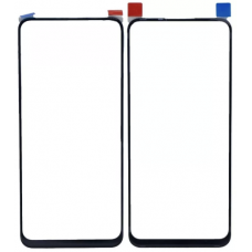 Скло корпусу для Realme 8i/9i/Narzo 50 4G/Oppo A96 4G, чорне, з OCA-плівкою