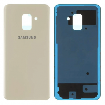 Задняя крышка для Samsung A530F Galaxy A8 (2018), золотистая, оригинал 