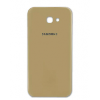 Задняя крышка для Samsung A720F Galaxy A7 (2017), золотистая, Gold Sand, оригинал