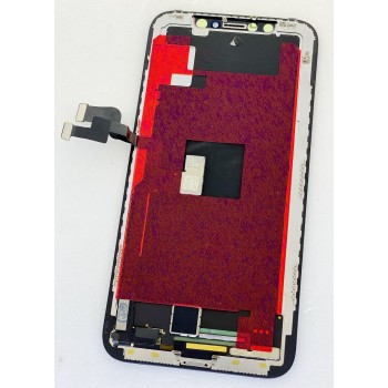 Дисплей (экран) для iPhone XR + тачскрин, черный, копия высокого качества