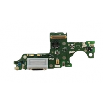 Шлейф для Huawei P Smart S AQM-LX1 с разъемом зарядки и микрофоном - нижняя плата