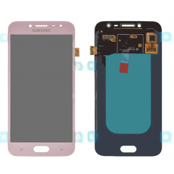 Дисплей (экран) для Samsung J250F Galaxy J2 (2018) + тачскрин, розовый, с регулировкой яркости, (TFT), копия