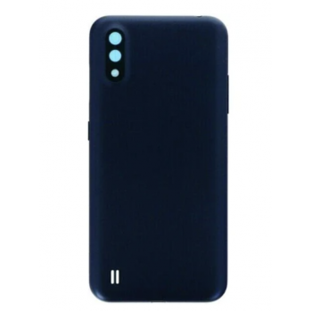 Задняя крышка для Samsung A015F Galaxy A01, синяя, оригинал
