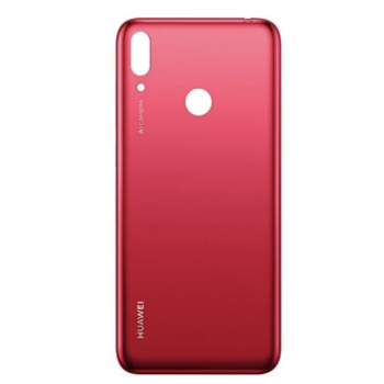 Задняя крышка Huawei P Smart 2019 (POT-L21/POT-LX1), красная, Coral Red, оригинал (Китай) 