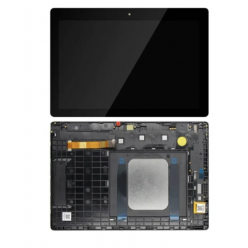 Дисплей (экран) для Lenovo Tab E10 TB-X104F Wi-Fi + тачскрин, черный, с передней панелью