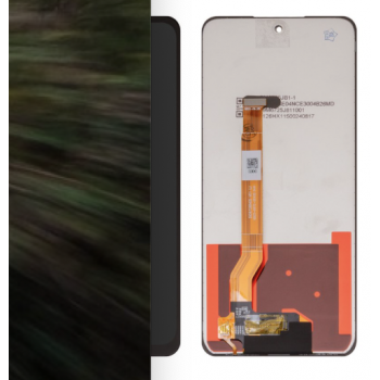 Дисплей (екран) для Realme C67 4G чорний, оригінал PRC