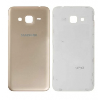 Задняя крышка для Samsung J320H/DS Galaxy J3 (2016), золотистая