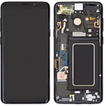 Дисплей (экран) для Samsung G975 Galaxy S10 Plus + тачскрин, белый, с передней панелью, оригинал
