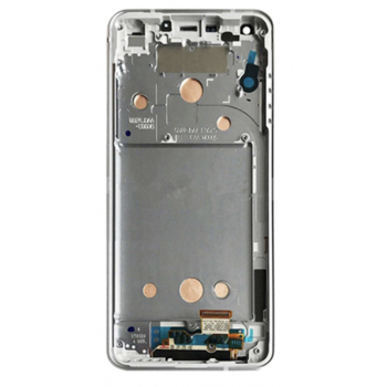 Дисплей (экран) для LG H870 G6/H871/H872/H873/LS993/US997/VS998 + Тачскрин, белый,с передней панелью, оригинал