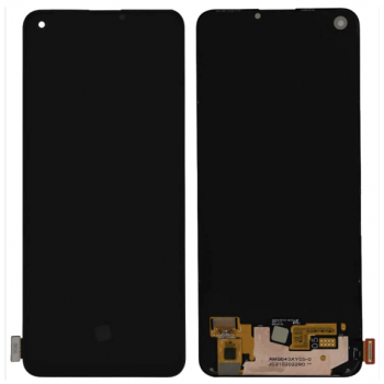 Дисплей (екран) для Realme 8 4G/8 Pro/V15 5G, чорний, Amoled, оригінал PRC