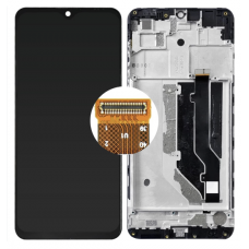 Дисплей (екран) для ZTE Blade 20 Smart V2050 чорний, з рамкою