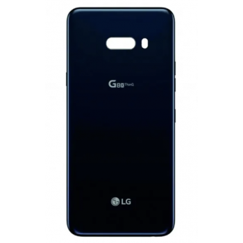 Задняя крышка для LG G850UM G8X ThinQ, черная, New Aurora Black, оригинал (Китай) 