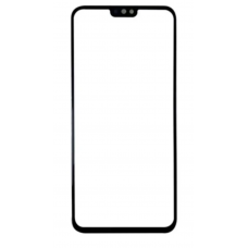 Стекло дисплея Honor 8X, черное, с OCA-пленкой, для переклейки, оригинал (Китай), с олеофобным покрытием 