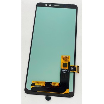 Дисплей (экран) для Samsung A730F Galaxy A8 Plus (2018) + тачскрин, черный, оригинал 