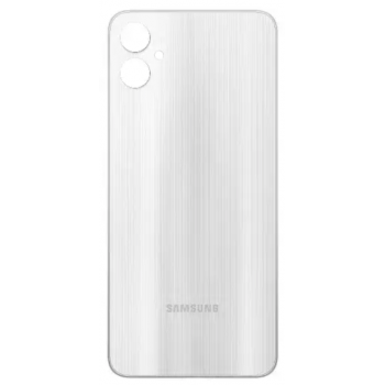 Задня кришка для Samsung A055 Galaxy A05 срібляста, Silver, оригінал PRC + скло камери